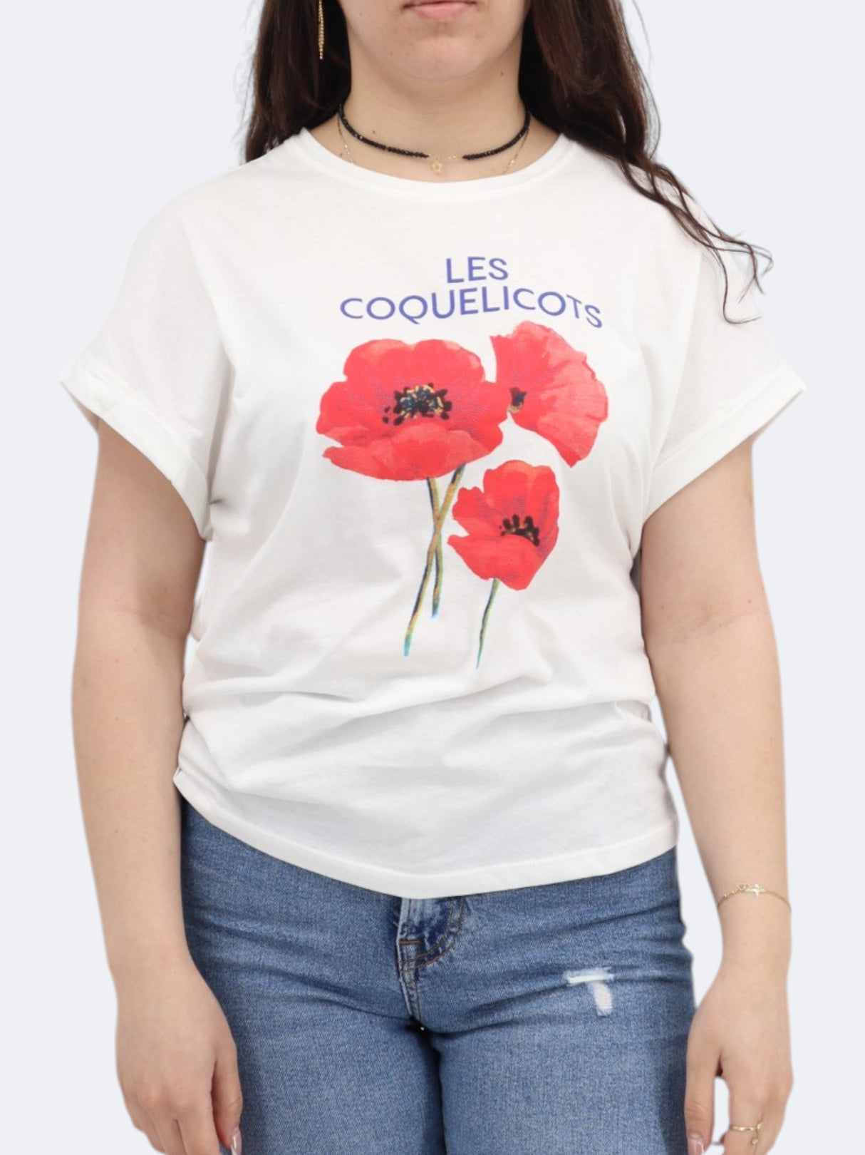 Women's Graphic Printed T-Shirt,White