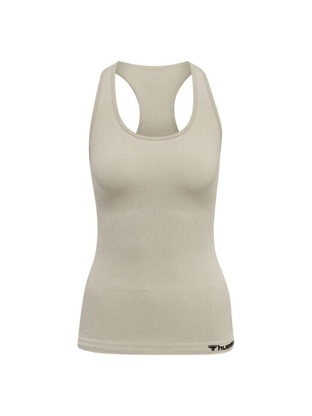Women's Textured Sports Tank Top,Beige