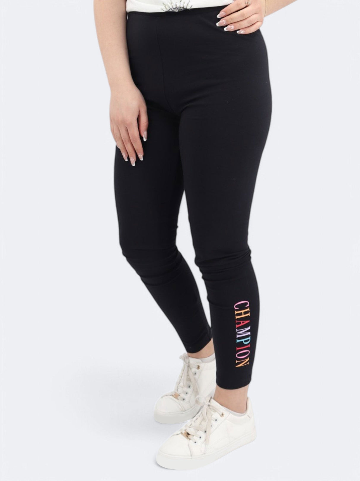 Women's Printed Leggings,Black