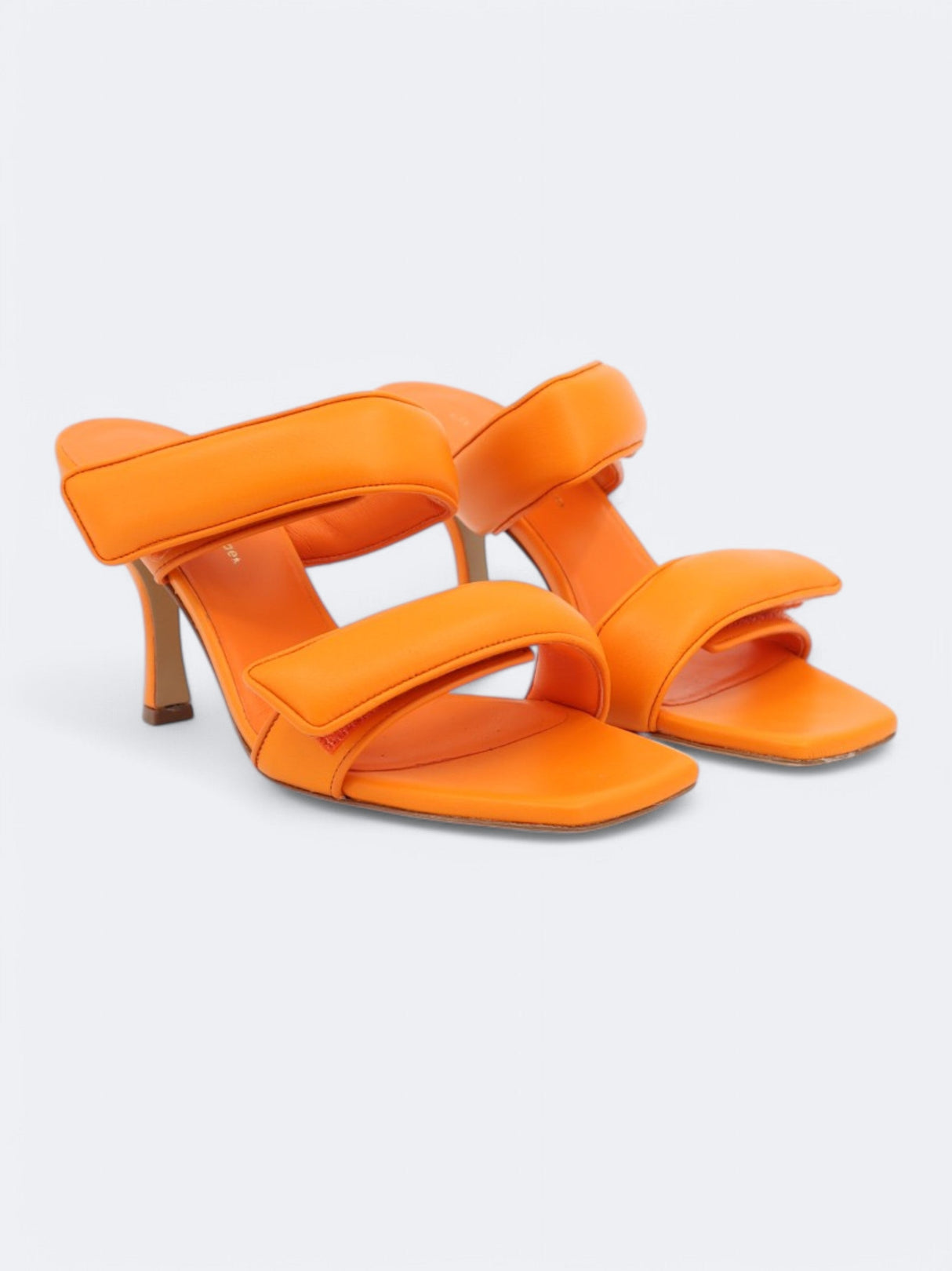 Women's Plain High Heeled Shoes,Orange