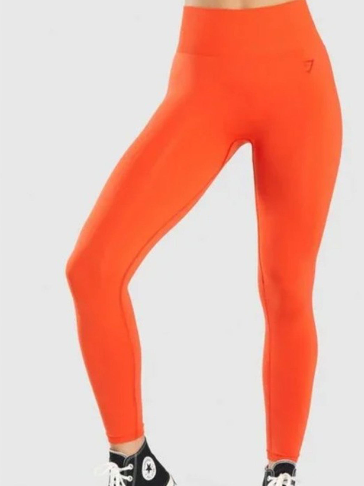 Women's Brand Logo Printed Leggings,Burnt Orange