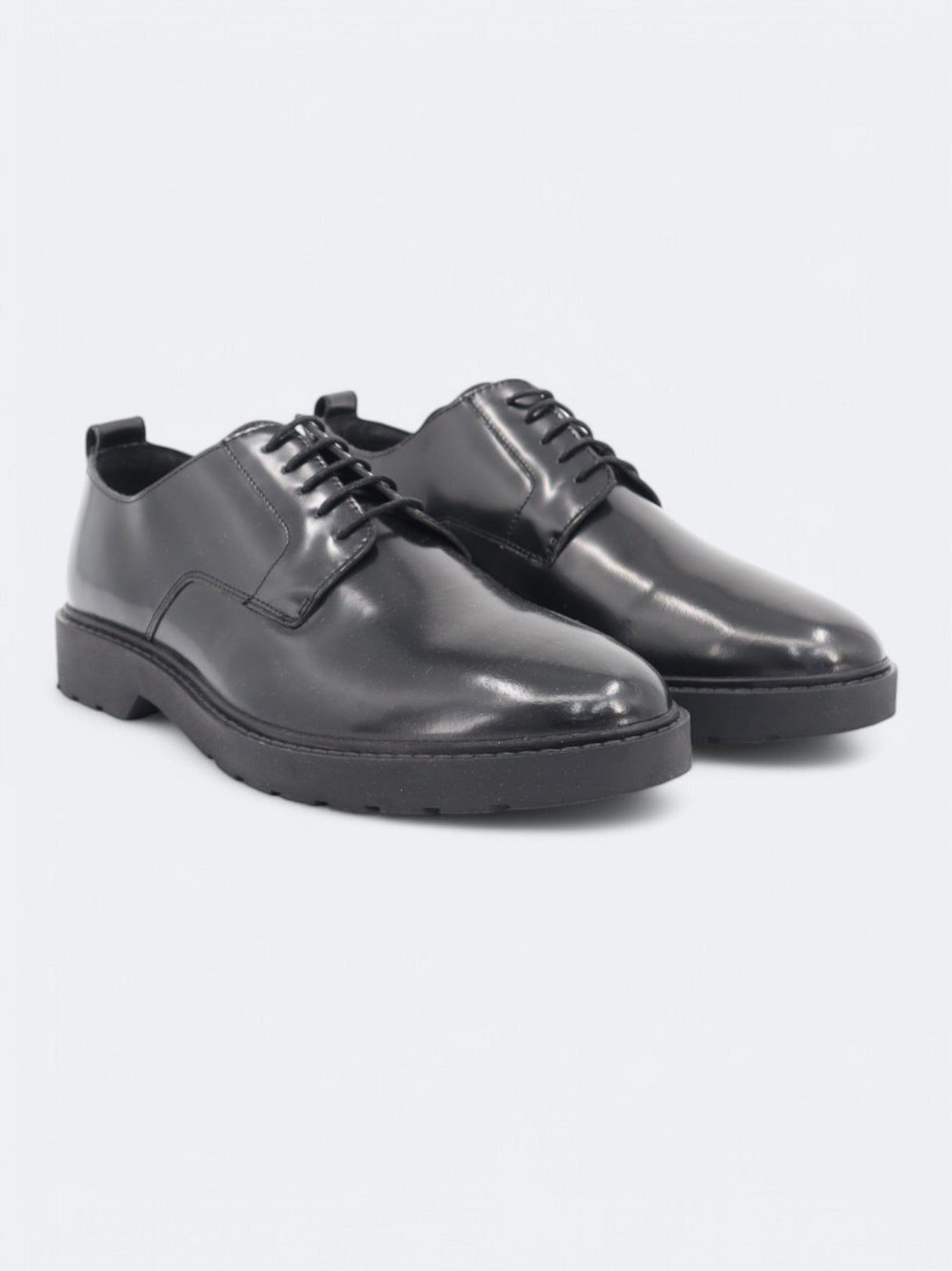 Men's Leather Oxford Shoes,Black