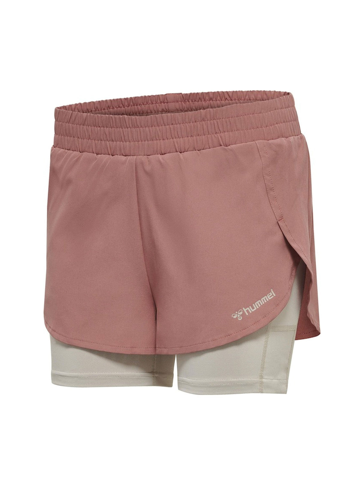 Women's Printed Sports Shorts,Coral