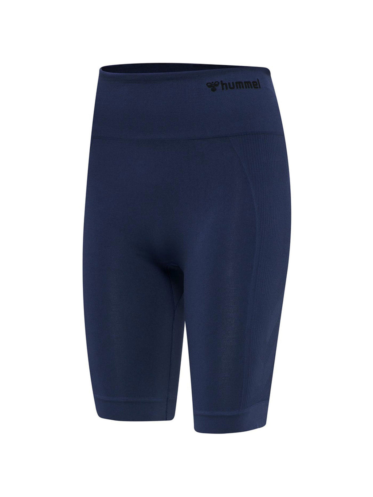 Women's Side Ribbed Sport Shorts,Navy