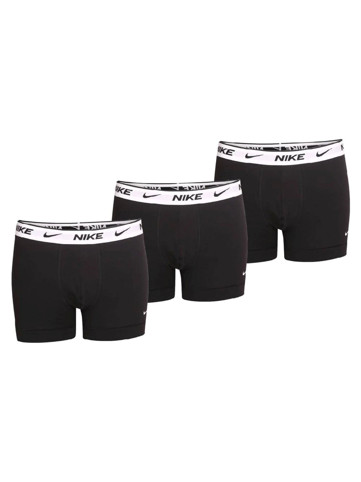 Men's 3 Pcs Plain Boxers Set,Black