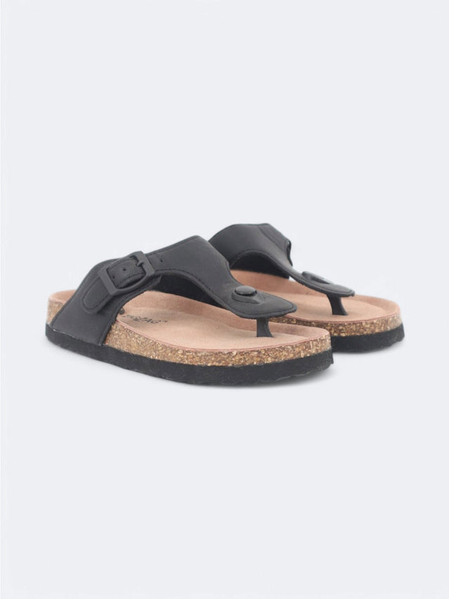 Image for Kids Girl's Plain Sandals,Black