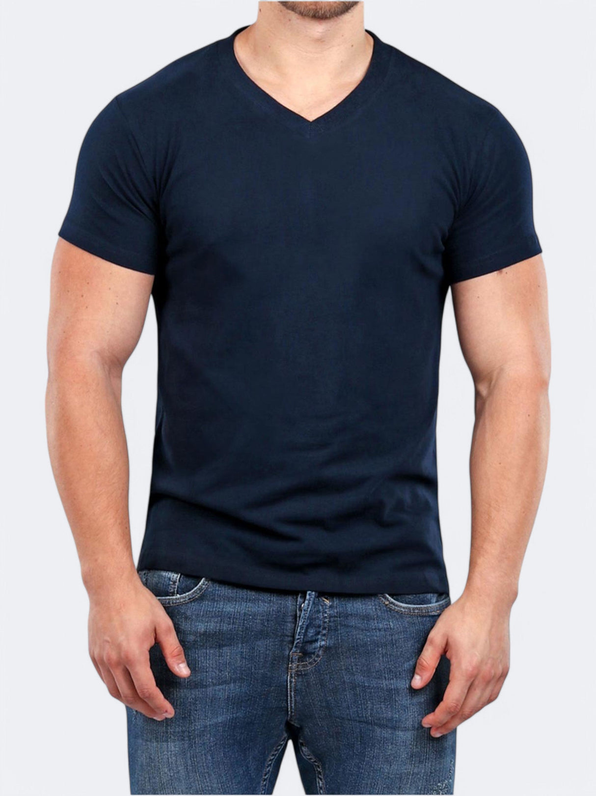 Men's Plain T-Shirt,Navy