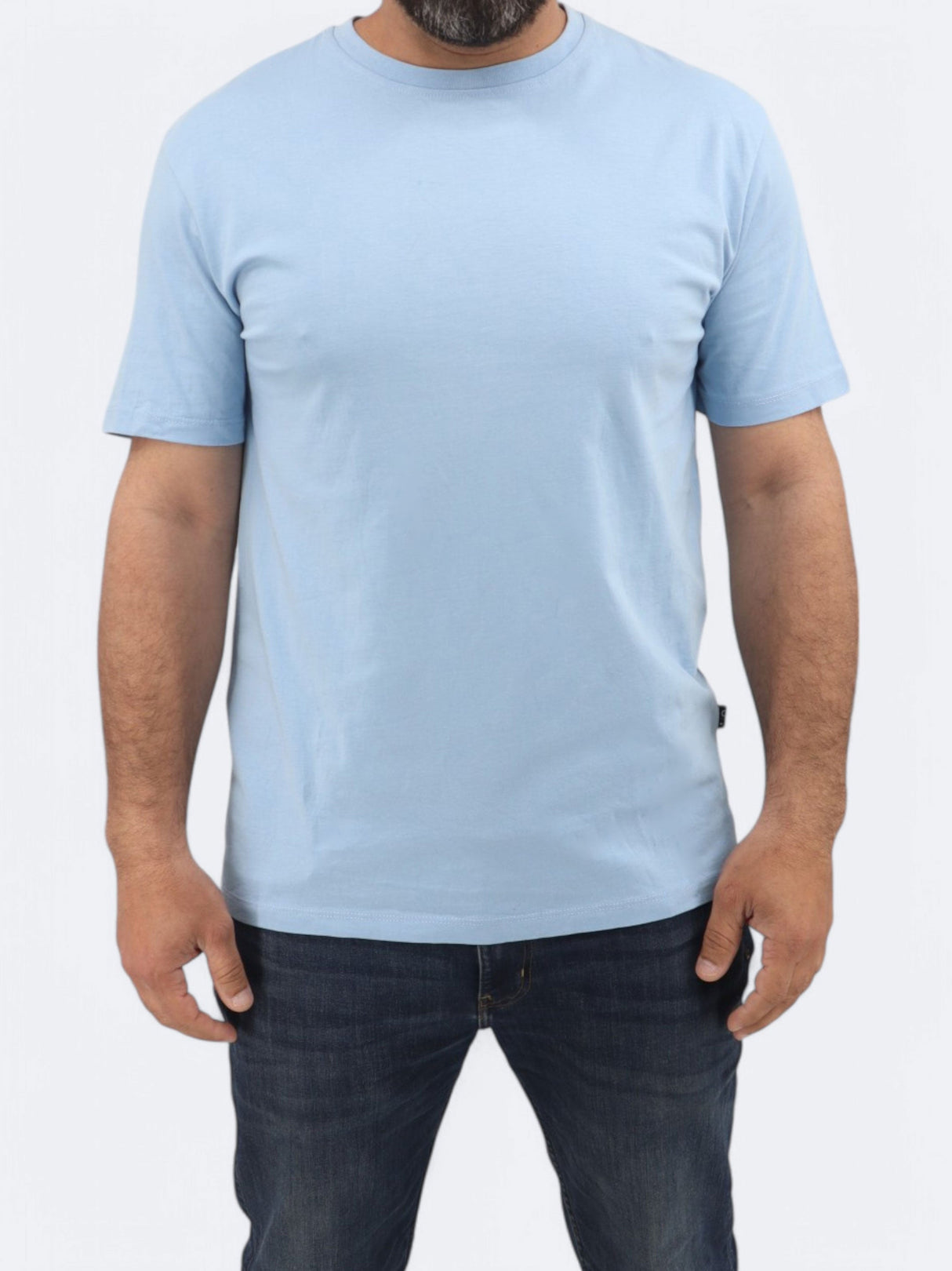 Men's Plain T-Shirt,Blue