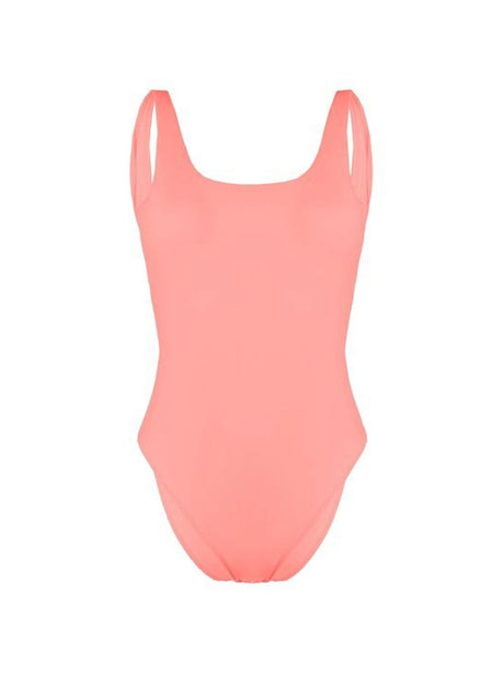 Image for Women's Open Back One Piece Swimsuit,Coral