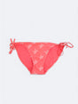 Image for Women's Brand  Logo Printed Bikini Bottom,Pink