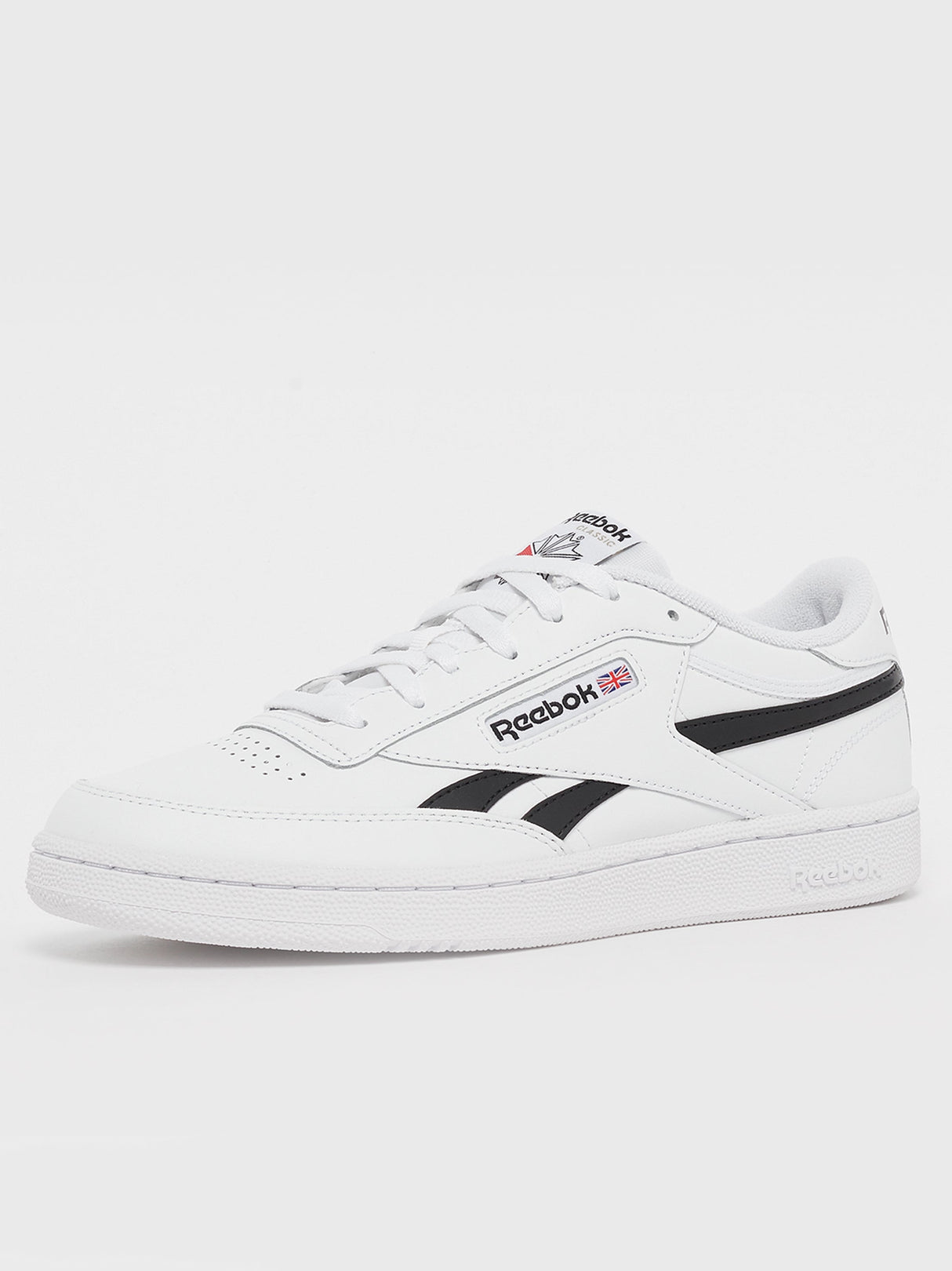 Image for Men's Brand Logo Patched Sneakers,White