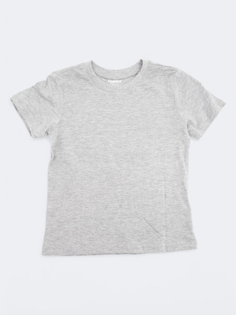 Image for Kid's Girl's Plain Casual Top,Light Grey