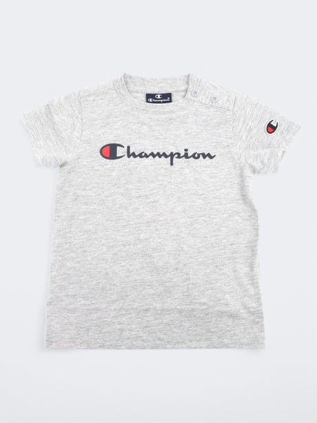 Image for Kid's Girl's Brand Logo Printed T-Shirt,Light-Grey