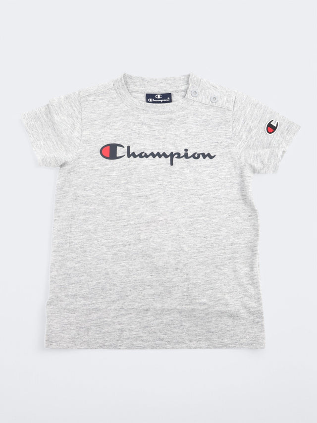 Image for Kid's Girl's Brand Logo Printed T-Shirt,Light-Grey