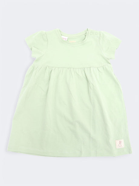 Image for kid's Girl's Plain Dress,Light Green