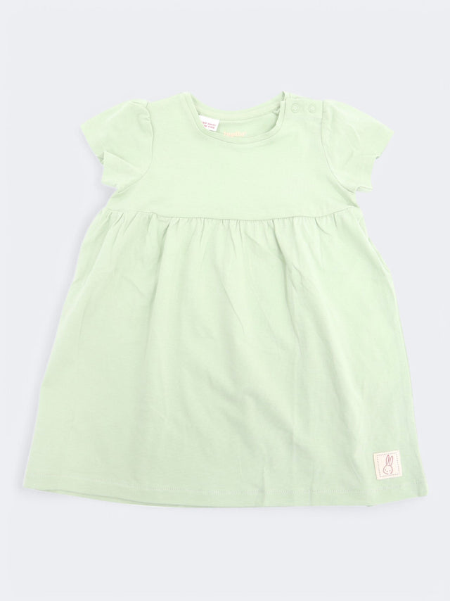 Image for kid's Girl's Plain Dress,Light Green