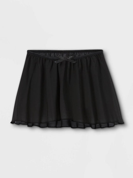 Image for Kids Girl Chiffon Cover-Up Skirt,Black