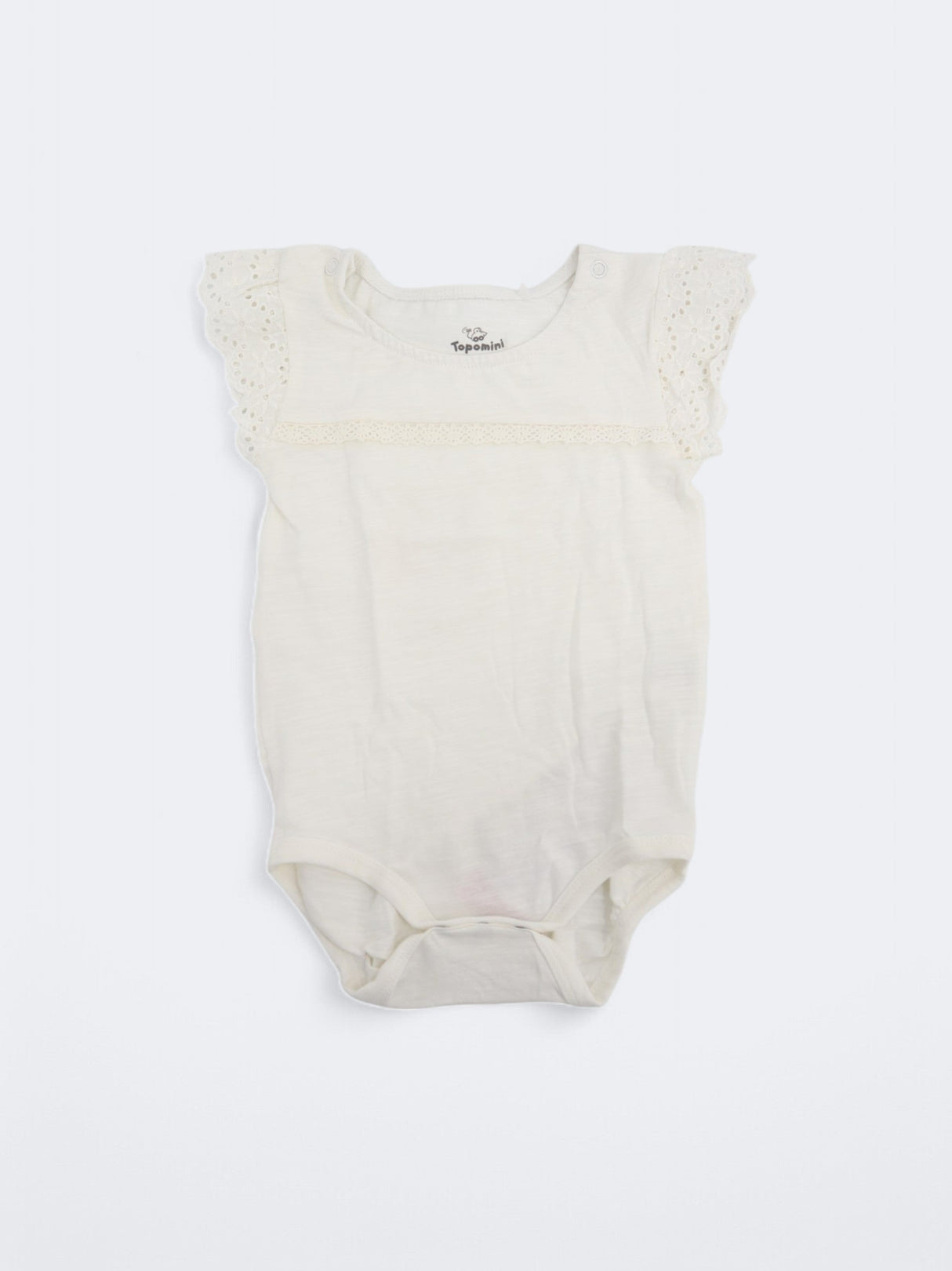 Image for Kid's Girl's Plain Bodysuit,White