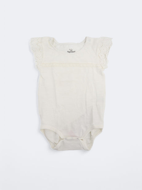 Image for Kid's Girl's Plain Bodysuit,White
