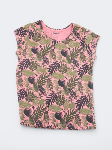 Image for Kid's Girl's Floral Printed T-Shirt,Multi