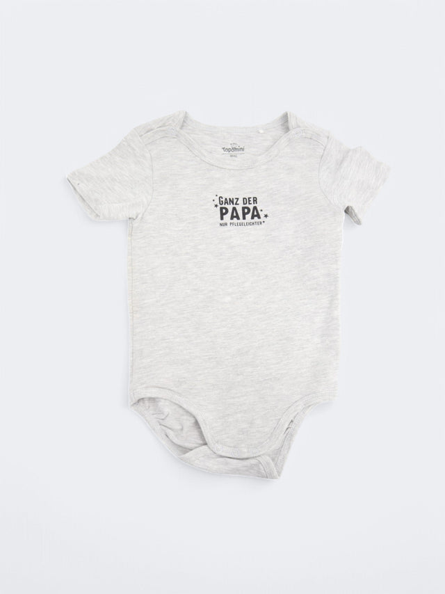 Image for Kid's Girl's Printed Bodysuit,Light Grey