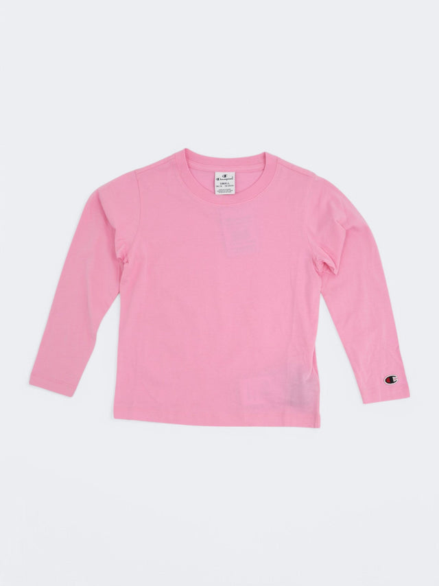 Image for Kid's Girl's Plain Long Sleeve Top,Pink