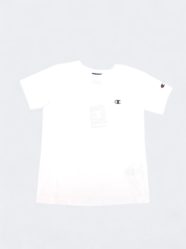 Image for Kid's Girl's Plain T-Shirt,White