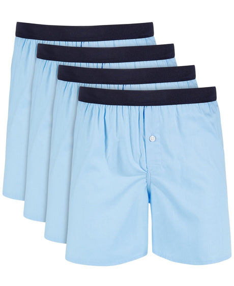 Image for Men's 4 Pcs Classic Boxers Set,Blue