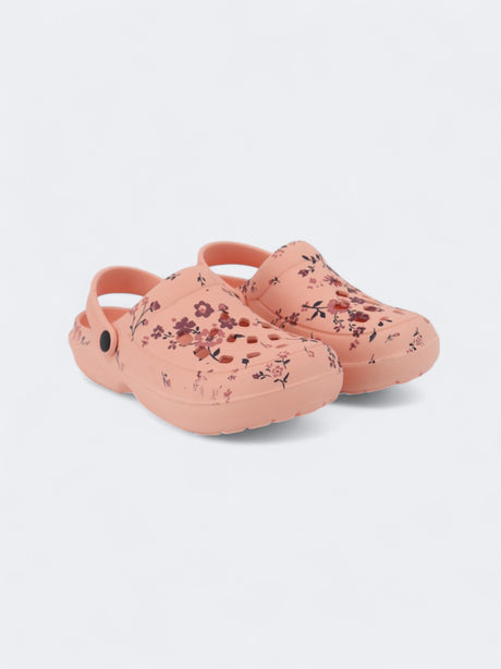 Image for Women's Floral Printed Slippers,Rose