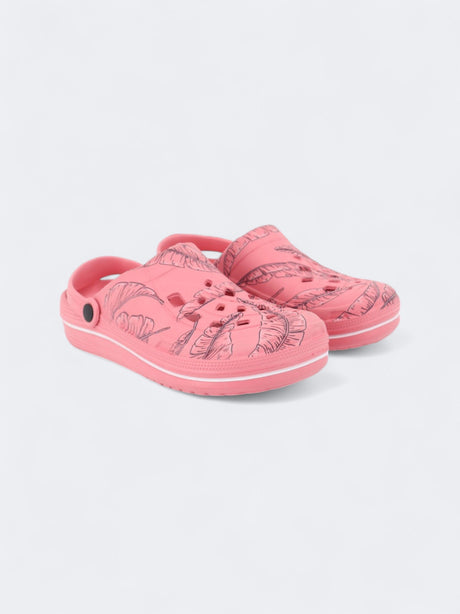 Image for Women's Graphic Printed Slippers,Pink