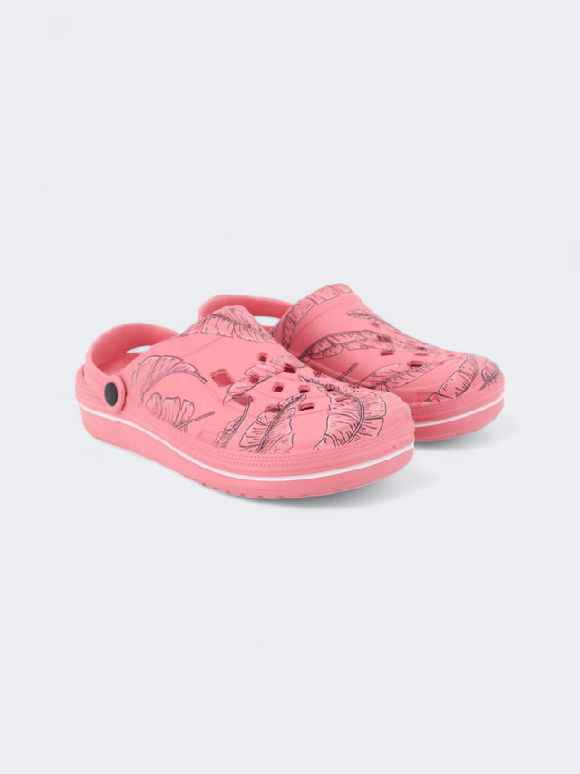 Image for Women's Graphic Printed Slippers,Pink