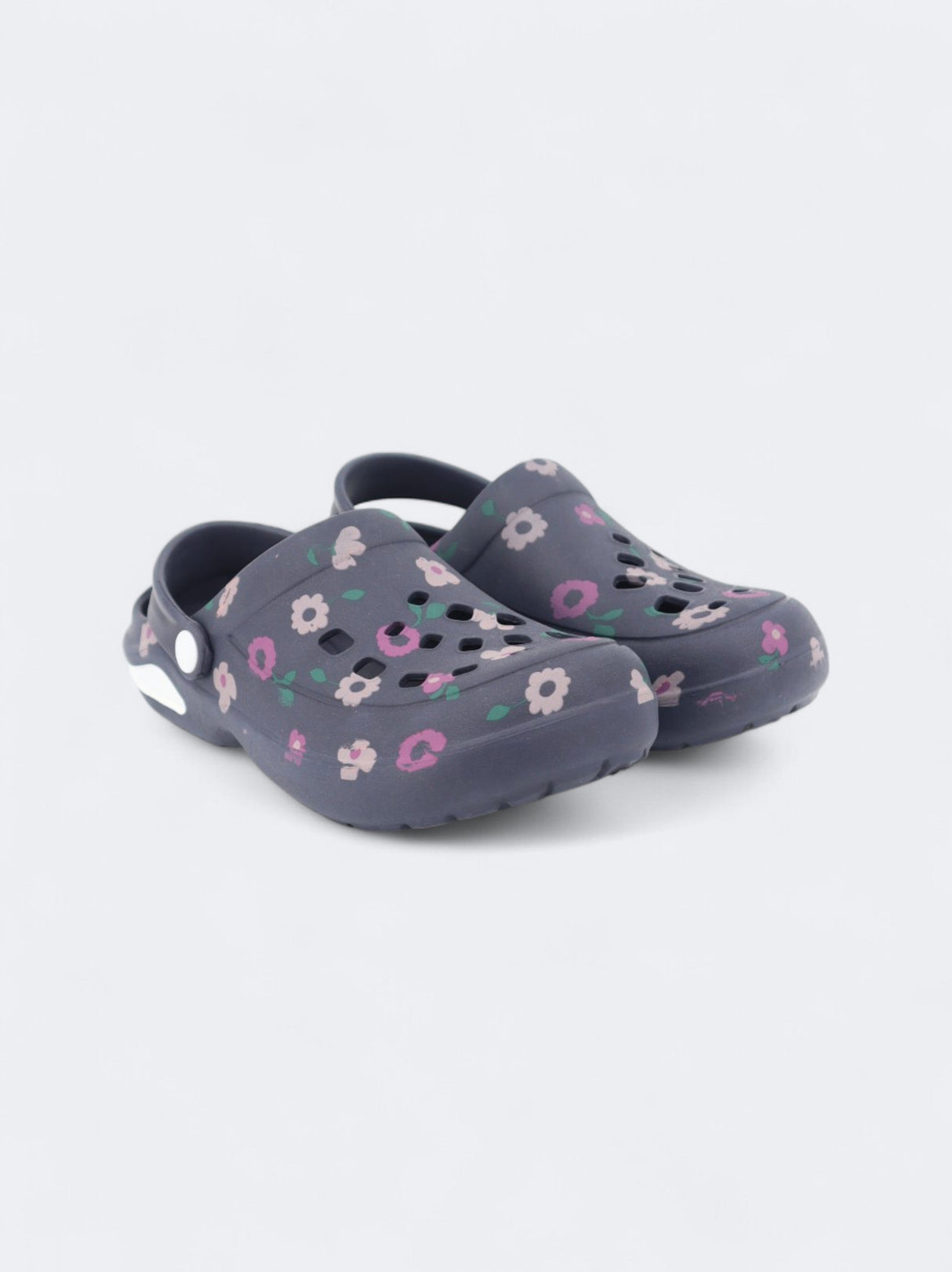 Image for Women's Floral Printed Slippers,Navy