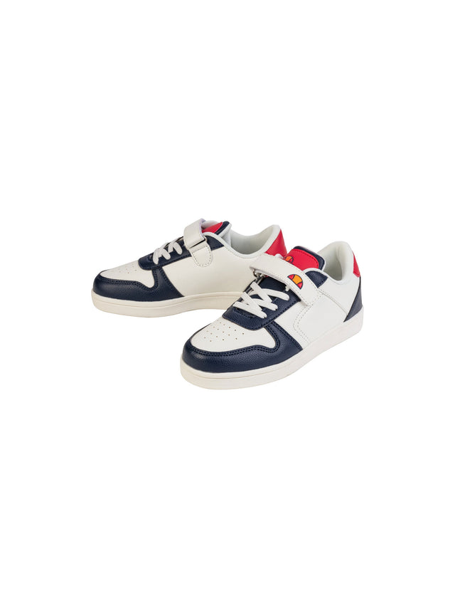 Image for Kid's Boy's Textured Sneakers,White/Navy