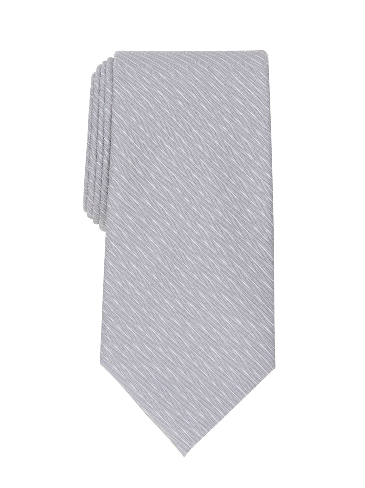 Men's Classic Stripe Tie,Light Grey