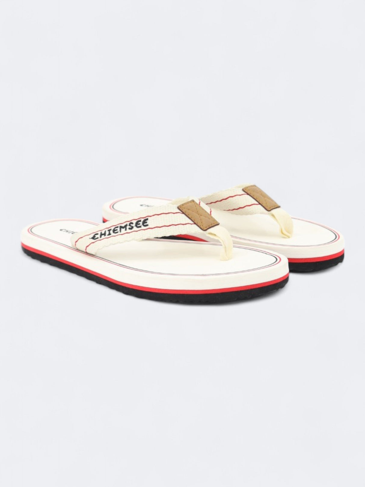 Image for Women's Brand Logo Printed Slippers,White