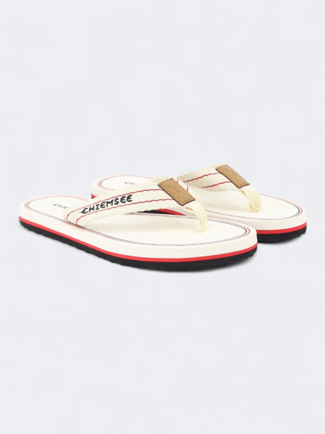 Image for Women's Brand Logo Printed Slippers,White