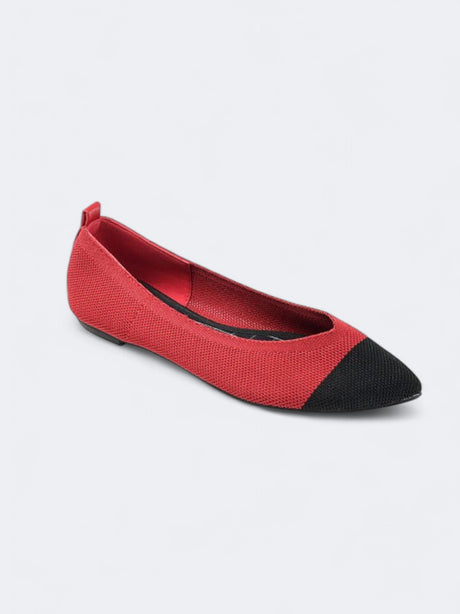 Image for Women's Tru Comfort Foam Veata Flat Bellerinas,Red