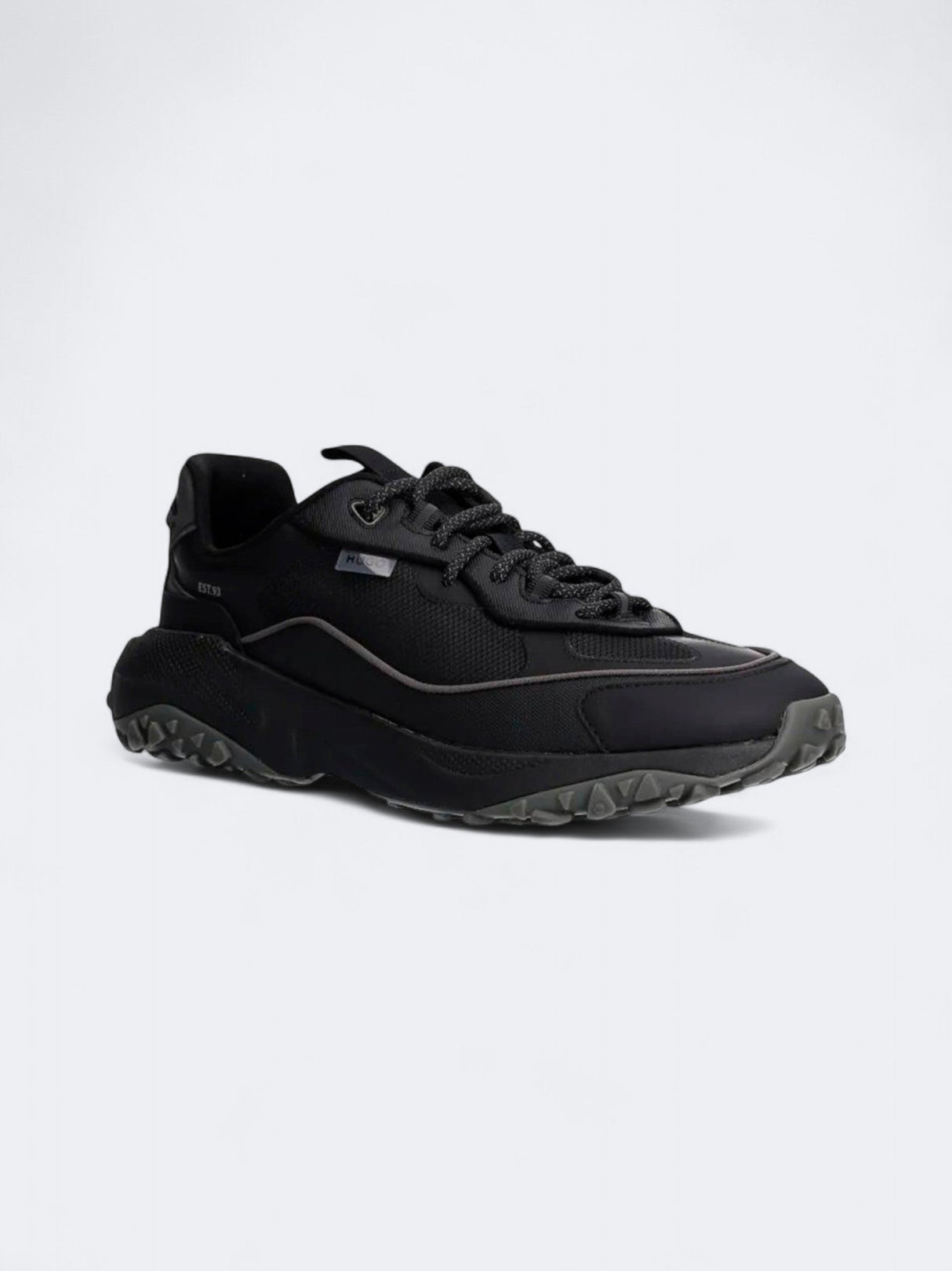 Image for Men's Textured Sneakers,Black