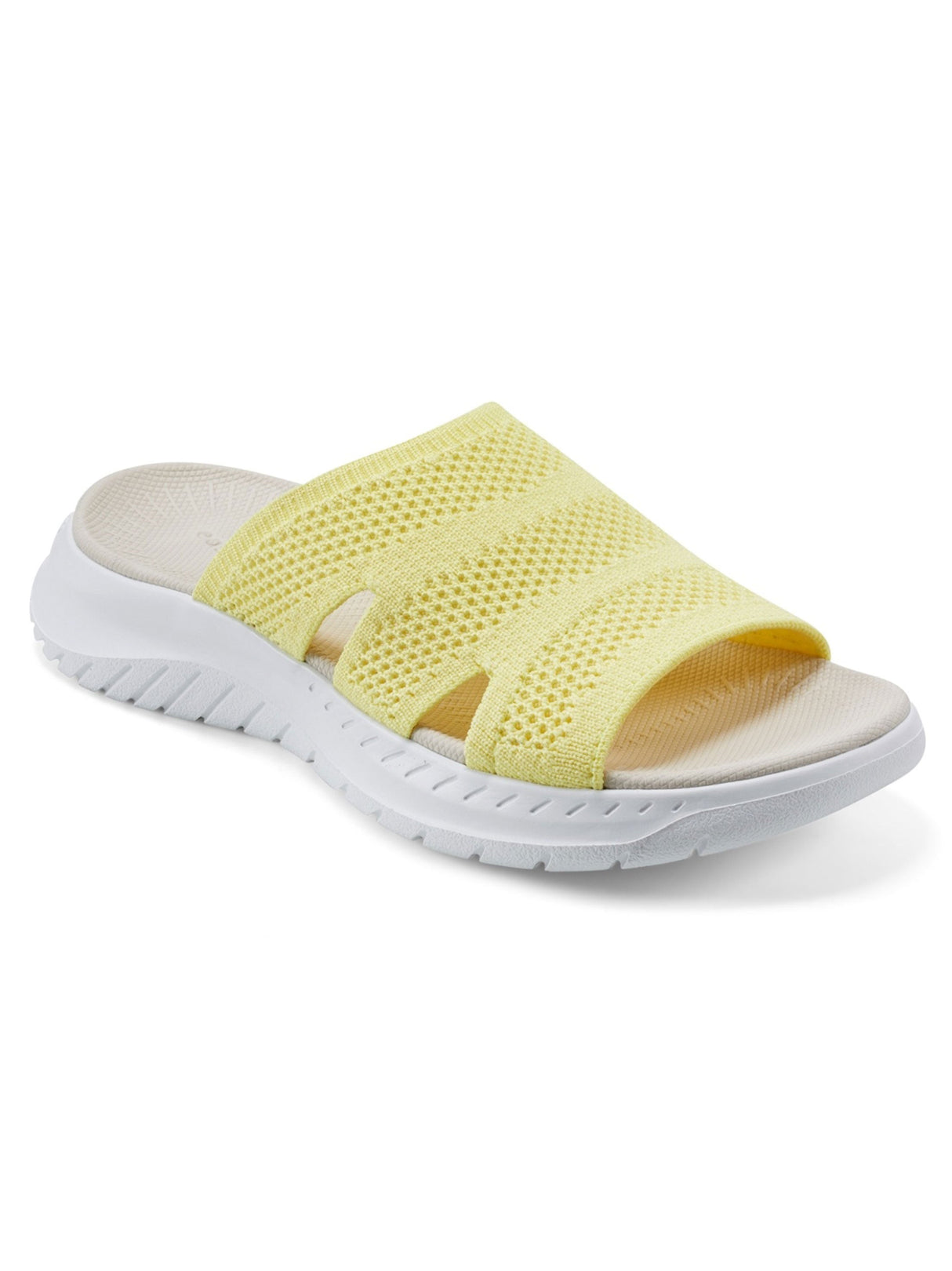 Image for Women's Textured Deion Flat Casual Sandals,Yellow