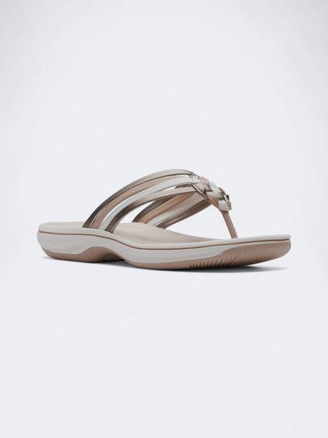 Image for Women's Textured Slippers,Beige