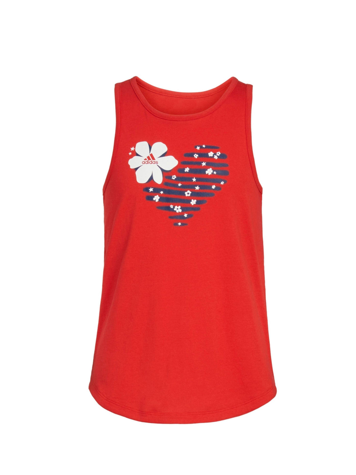 Image for Kid's Girl's Graphic Printed Tank,Red