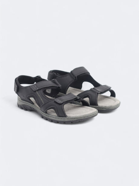 Image for Men's Textured Sandals,Black