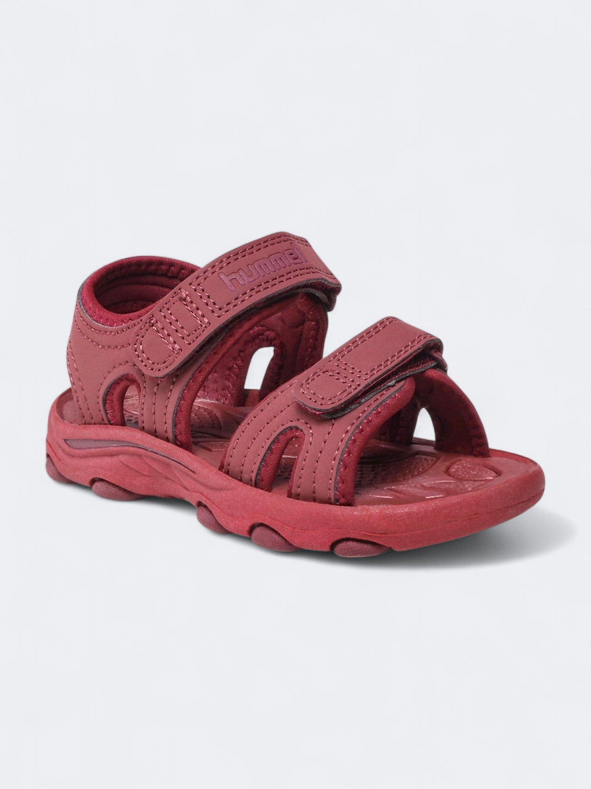 Image for Kid's Girl's Textured Sandals,Burgundy
