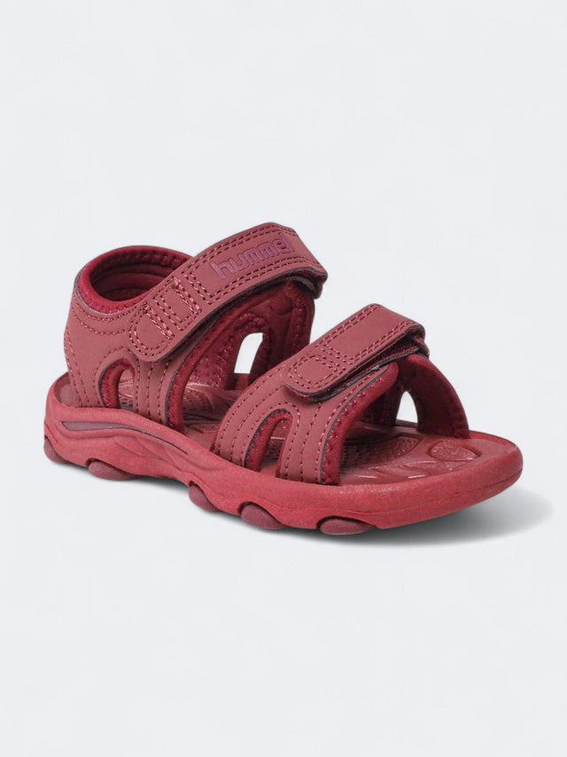 Image for Kid's Girl's Textured Sandals,Burgundy