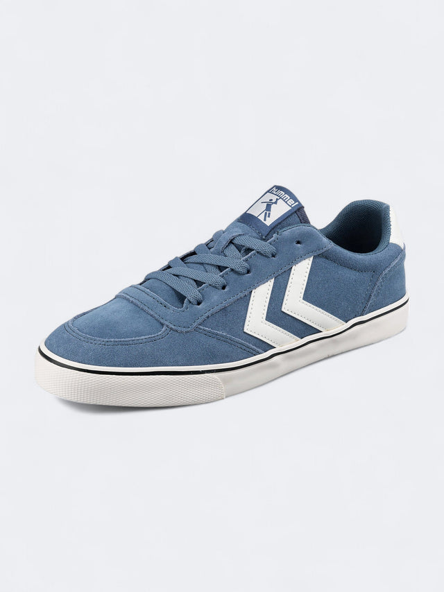 Image for Men's Brand Logo Patched Sneakers,Blue