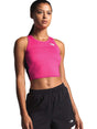 Image for Women's Textured Sports Cropped Tank Top,Pink
