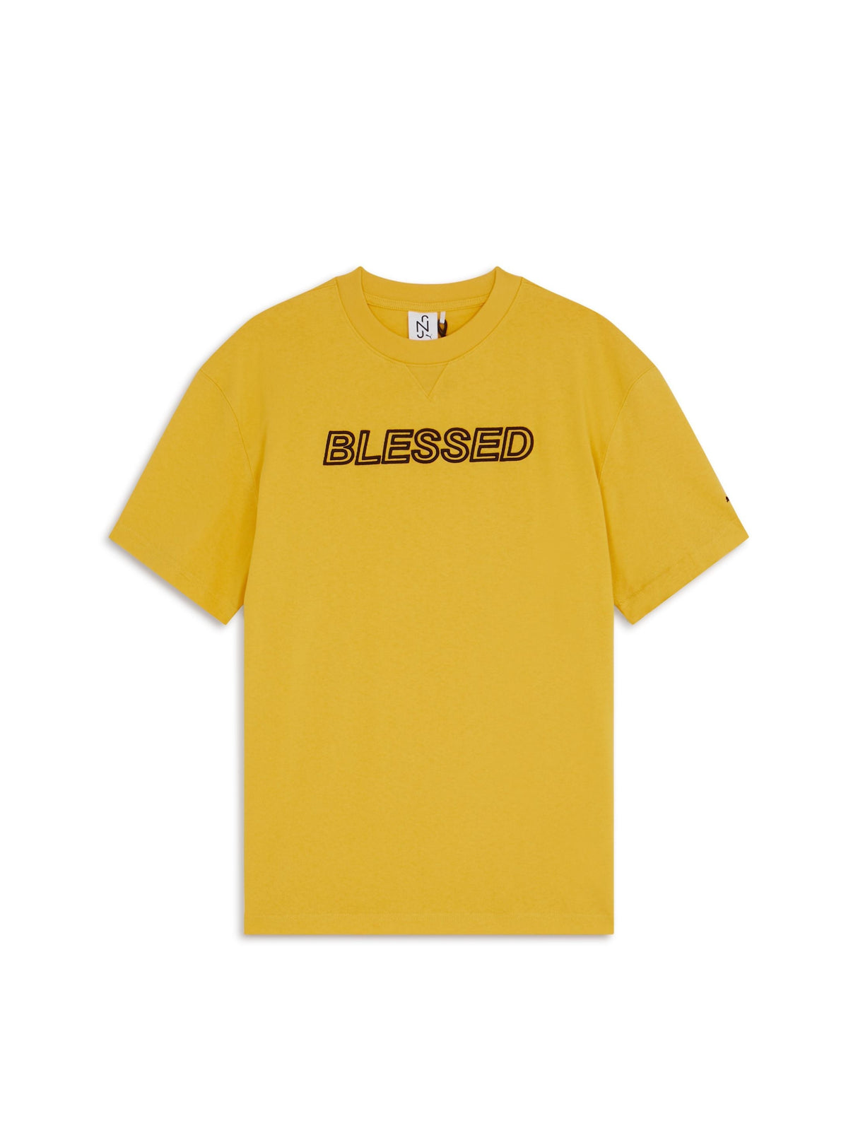 Image for Men's Embroidered T-Shirt,Yellow