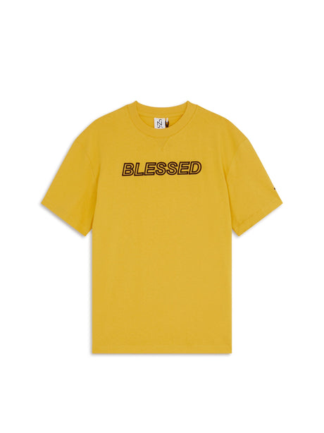 Image for Men's Embroidered T-Shirt,Yellow