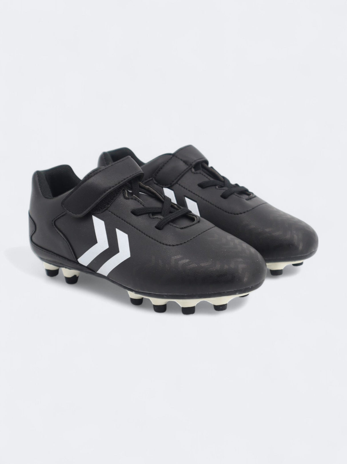 Image for Kid's Boy's Plain Football Shoes,Black