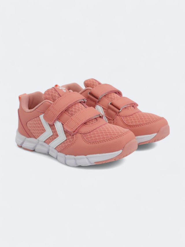 Image for Kid's Girl's Brand Logo Patched Sneakers,Rose
